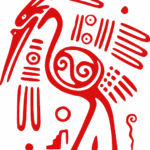Mexican ibis bird design