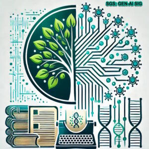 Family tree, typerwriter, and books used for research