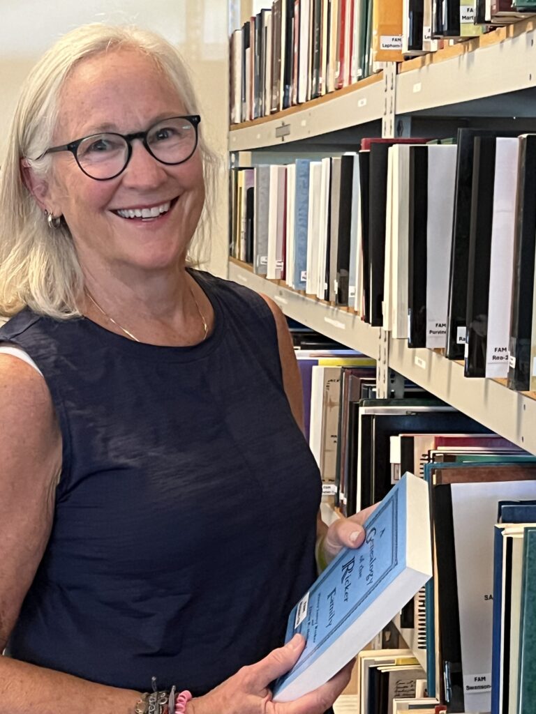 Researching genealogy at the SGS library